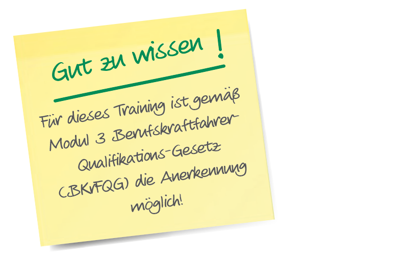 DEKRA- Fahrertraining Gut zu wissen